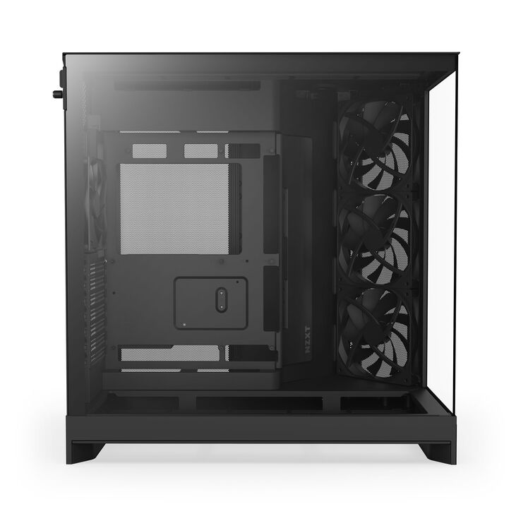 Torre E-ATX NZXT H9 Flow Negra (2025) Cristal Templado image number 8