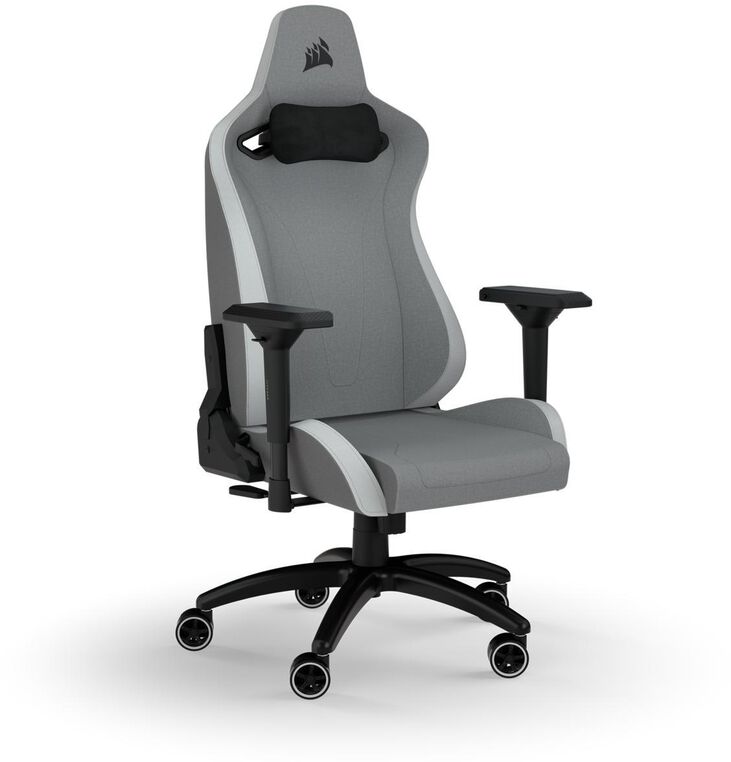 Silla Gaming Corsair TC200 Fabric Blanco/Gris image number 1