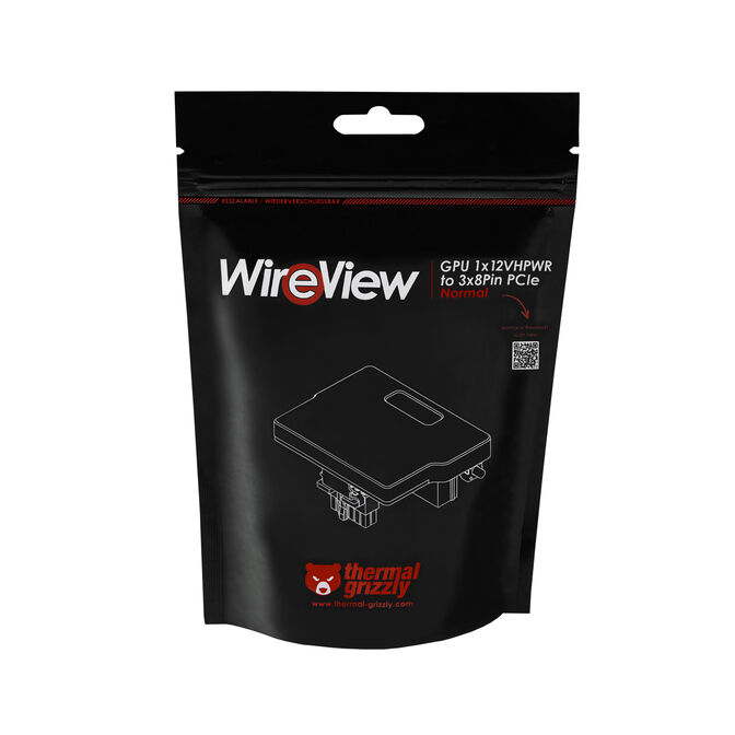 Thermal Grizzly WireView GPU 1x 12VHPWR e 3x 8Pin PCIe - Normal image number 8