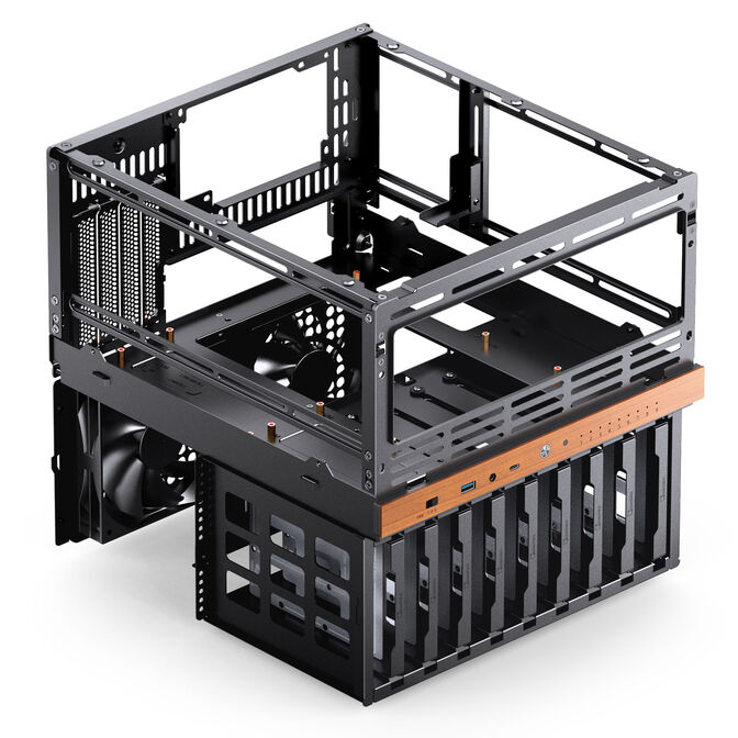 Caja Micro-ATX Jonsbo N6 Negro image number 8