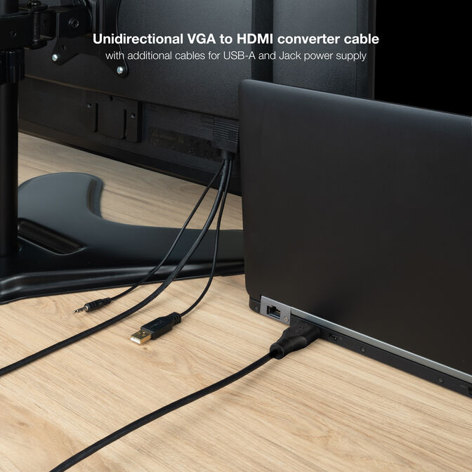 Cable Convertidor Nanocable VGA/M+AUDIO/M+USB-A/M-HDMI/M, 1.8 M image number 4