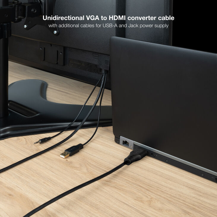 Cable Convertidor Nanocable VGA/M+AUDIO/M+USB-A/M-HDMI/M, 1.8 M image number 4