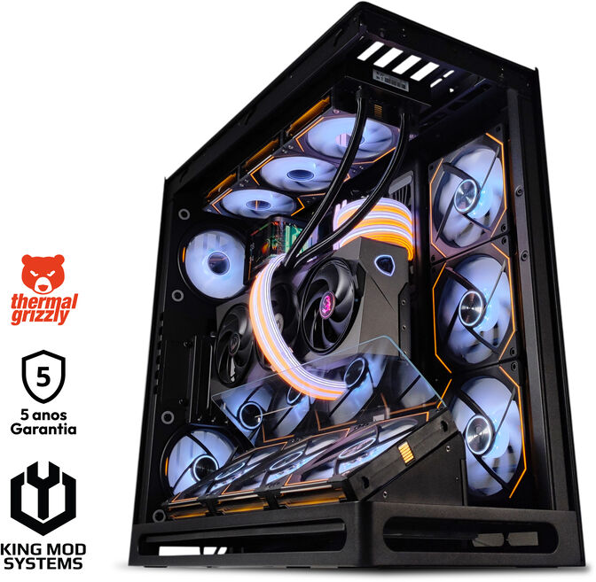 Ordenador King Mod Gamer-PC Ryzen 7 9800X3D 64GB DDR5 2TB RTX 5090 WiFi W11 image number 0