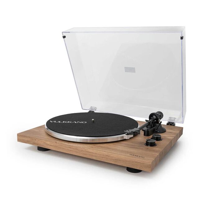 Tocadiscos Vulkkano TD10 Bluetooth USB Marrone image number 1