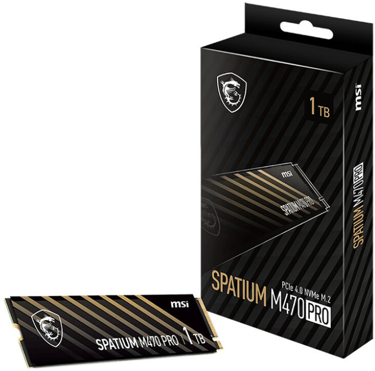 SSD MSI SPATIUM M470 PRO 1TB Gen4 M.2 NVMe (6000/4500MB/s) image number 4