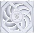 Ventilador Lian Li UNI FAN SL120 LCD Wireless RGB Reverse Blade PWM Blanco 120mm (Pack 3) image number null