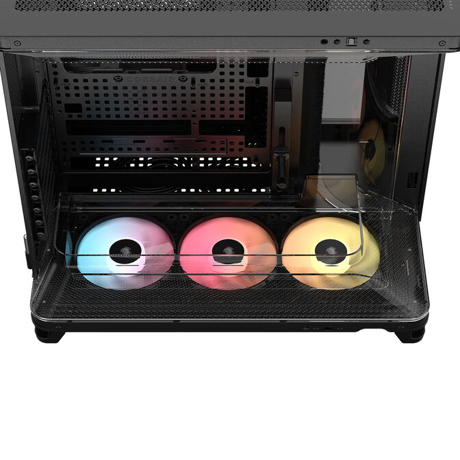 Torre E-ATX Corsair AIR 5400 RS-R ARGB Negro Cristal Templado image number 11