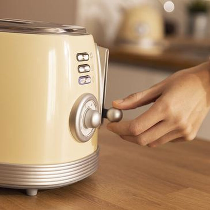 Tostadora Vertical Cecotec Toast and Taste 800 Vintage Light Yellow image number 7