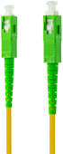 Cable de Fibra Óptica NanoCable SC/APC-SC/APC Monomodo Simplex LSZH 2 M Amarillo image number null