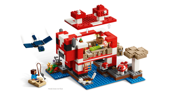 LEGO Minecraft: La Casa-Champi&ntilde;&oacute;n, 500 Piezas (21270) image number 5