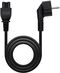 Cable de Alimentación Trevo Nanocable CEE7 Angular/M-C5/F 3 M Negro