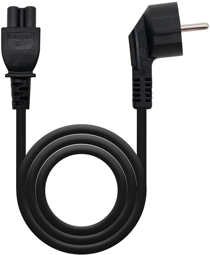 Cable de Alimentación Trevo Nanocable CEE7 Angular/M-C5/F 3 M Negro image number 0