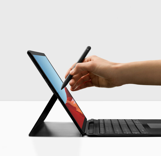 Microsoft Surface Pro Teclado Negro (para Surface Pro X) &ndash; QJX-00007 image number 1