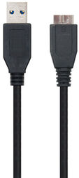 Cable USB 3.0 Ewent Tipo A Macho para Micro B Macho 1 M image number null