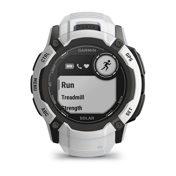 Smartwatch Garmin Instinct 2X Solar 50mm Branco image number 3