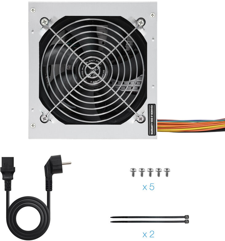 Fuente Alimentación Tooq Ecopower II ATX 500W (S/Cable Alim) image number 6