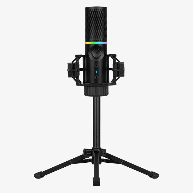 Micrófono Streamplify MIC RGB Tripod - Negro image number 3