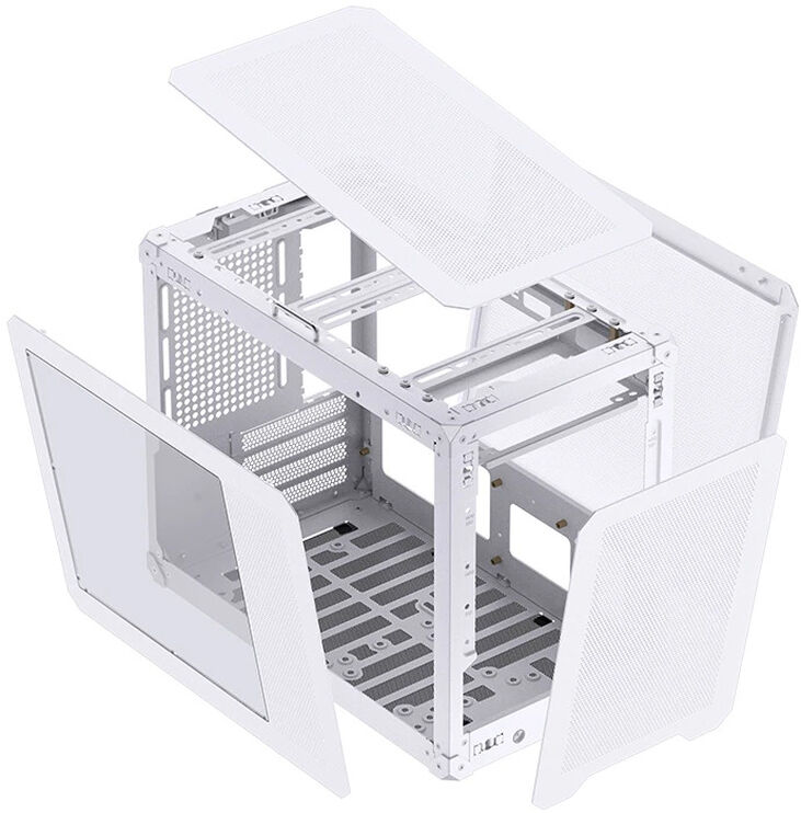 Caja Micro-ATX Jonsbo C6 MAX Blanco image number 7