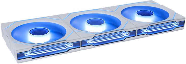 Ventilador Lian Li UNI FAN SL120 Infinity Wireless RGB Reverse Blade PWM Blanco 120mm (Pack 3) image number 3