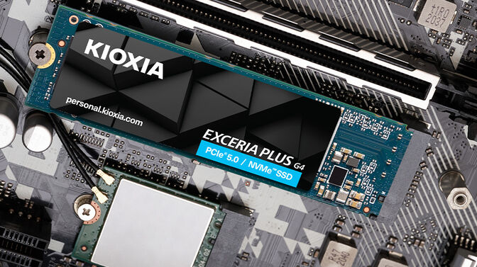 SSD Kioxia Exceria Plus G4 1TB M.2 NVMe Gen 5 PCIe 5.0 (10000MB/s/7900MB/s) image number 2