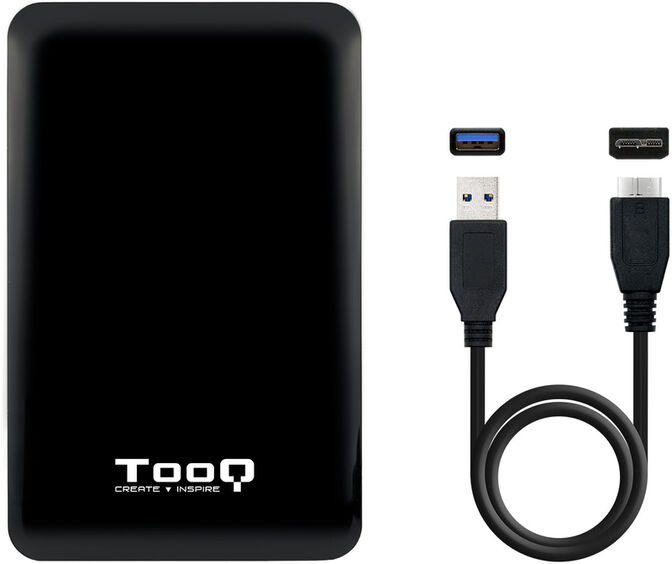 Caja Externa HDD Tooq 2.5" SATA (7mm) UASP - USB 3.0 Negro image number 4