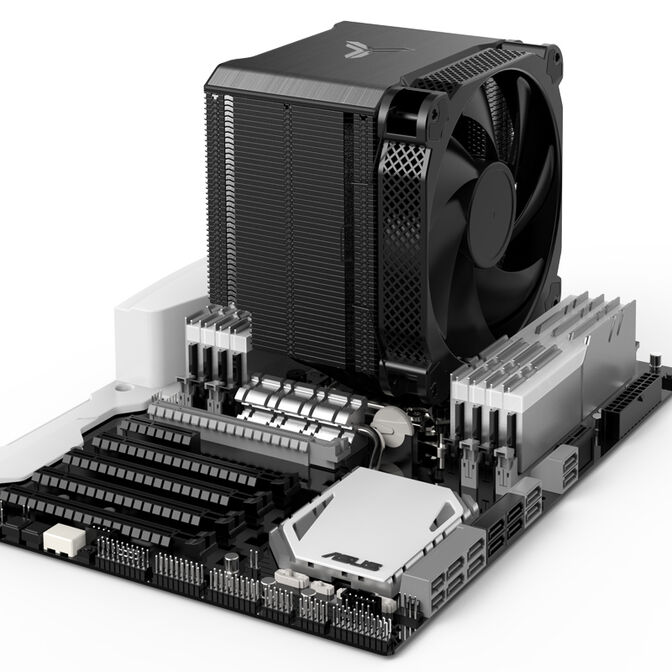 Ventilador CPU Jonsbo HX6250 Negro - 140mm (LGA 1700) image number 3