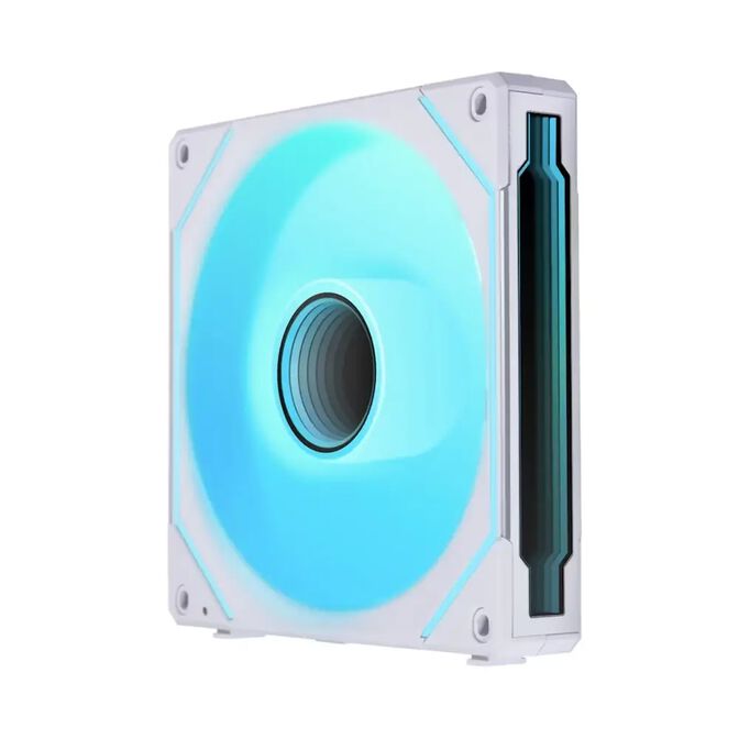 Ventilador Lian Li UNI FAN SL140 Infinity Wireless RGB Reverse Blade PWM Blanco 140mm image number 5