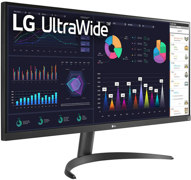 Monitor Curvo LG UltraWide 34" 34WQ500-B IPS UWXGA 100Hz FreeSync image number 3