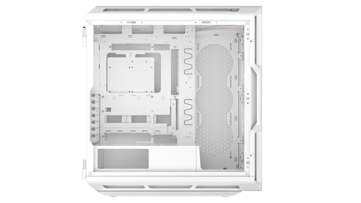 Torre E-ATX Corsair 5000T Blanca Cristal Templado image number 5