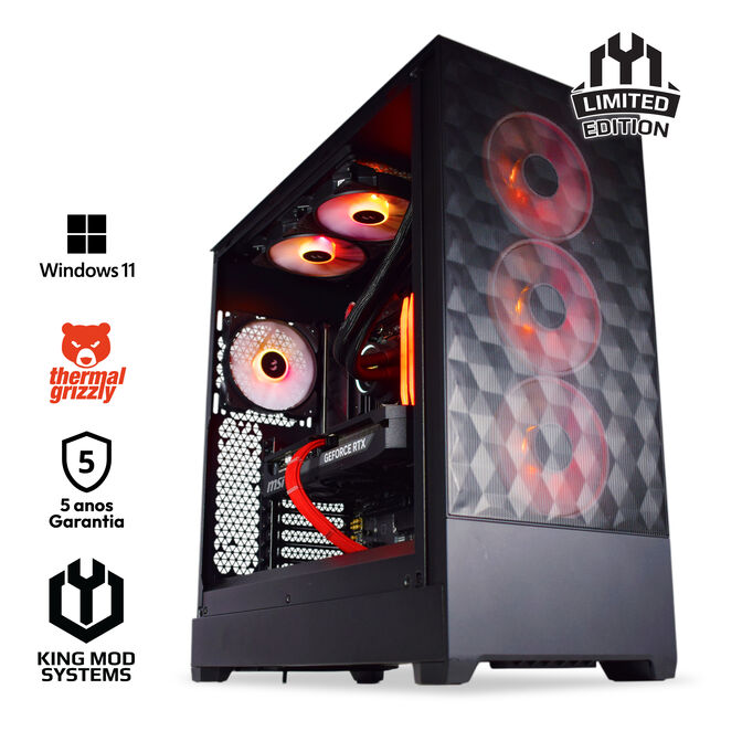 Ordenador King Mod Gamer-PC X Fractal Ryzen 7 7800X3D 32GB DDR5 2TB RTX 5080 WiFi W11 image number 0