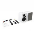 Colunas Hi-Fi Vulkkano A4 ARC MKII 60W Bluetooth HDMI ARC Brancas image number null