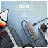 HUB USB-C AXAGON HMC-5H USB-C 3.2 Gen 1 hub, 3x USB-A, 4K HDMI, PD 100W image number null