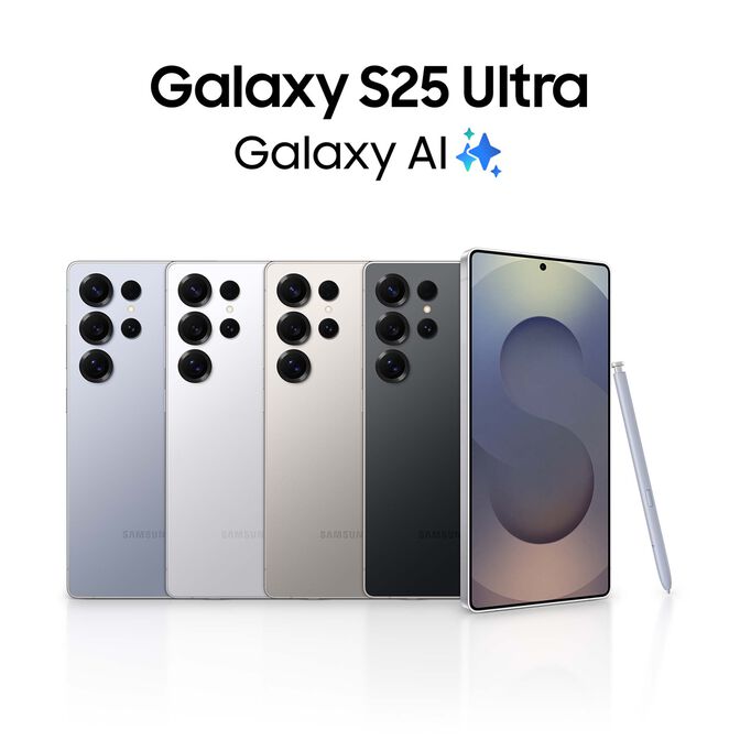 Smartphone Samsung Galaxy S25 Ultra  6.9" (12 / 512GB) 120Hz Azul Plateado Tit&acirc;nio image number 2