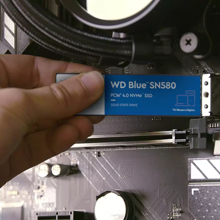 Disco SSD Western Digital Blue SN580 500GB M.2 NVMe (4000/3600MB/s) image number 3