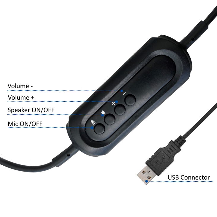 Auriculares Ewent EW3565 USB image number 2