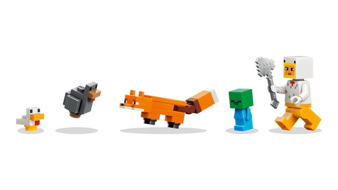LEGO Minecraft: La Granja de Pollos, 233 Piezas (21585) image number 2