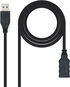 Cable USB 3.0 Nanocable USB-A M/F 2 M Negro image number null