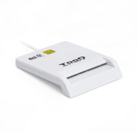 Lector de Tarjetas Tooq - Tarjetas Inteligentes / DNI 4.0 USB 2.0 Blanco Lector de Tarjetas Tooq - Tarjetas Inteligentes / DNI 4.0 USB 2.0 Blanco