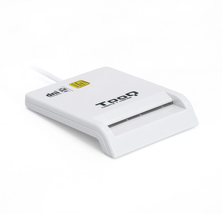Lector de Tarjetas Tooq - Tarjetas Inteligentes / DNI 4.0 USB 2.0 Blanco image number 0