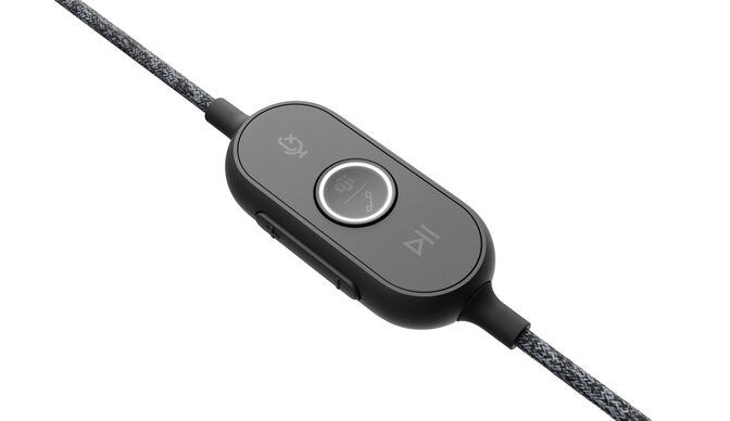 Headset Logitech Zone Wired Teams USB-C Grafite image number 4