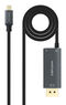 Cable Conversor Nanocable USB-C/M > DisplayPort/M 8K 1.8 M Negro