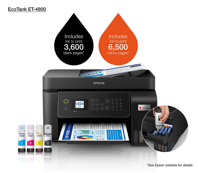 Multifuncional Epson EcoTank ET-4800 Wi-Fi image number 11