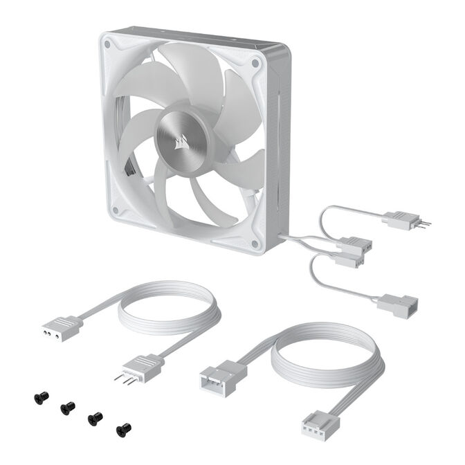 Ventilador Corsair RS140 II ARGB PWM Blanco 140mm image number 5