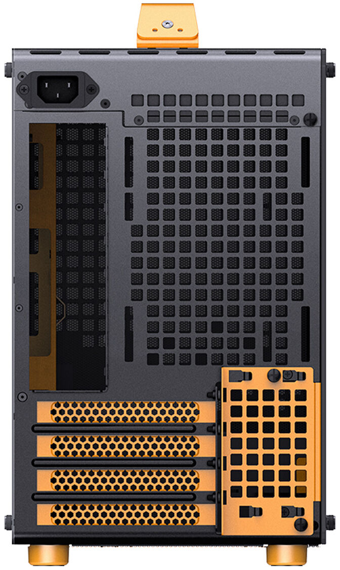 Caja Micro-ATX Jonsbo Z20 Negro/Naranja image number 4