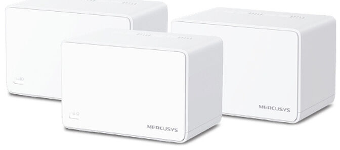 Sistema Mesh Mercusys HaloH80X AX3000 Dual-Band WiFi 6 Gigabit (Pack 3) image number 0