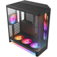 Torre ATX NZXT H6 RGB+ Negro Cristal Templado