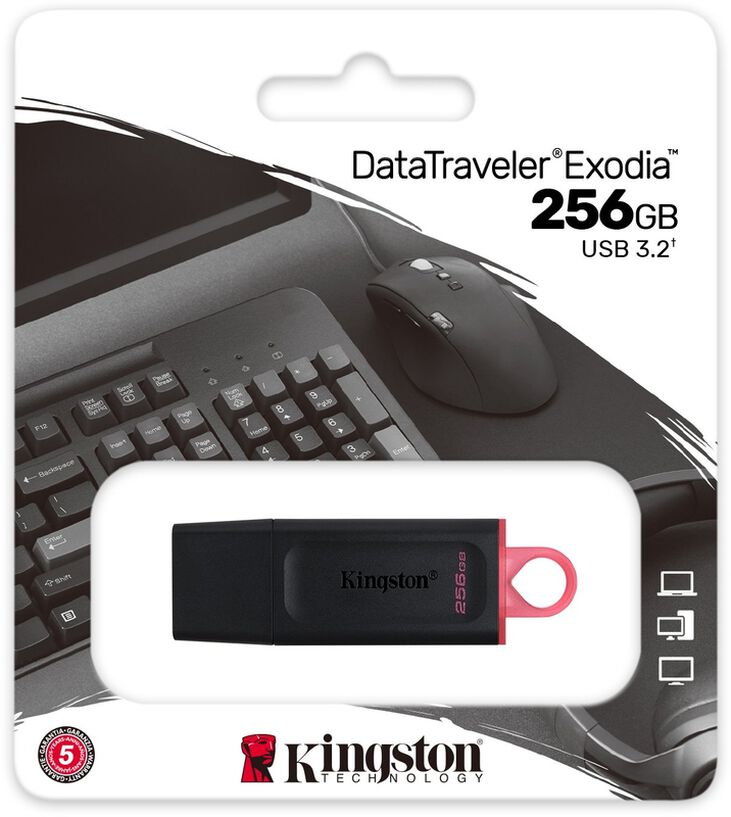 Pen Kingston DataTraveler Exodia 256GB USB3.2 Gen 1 image number 2