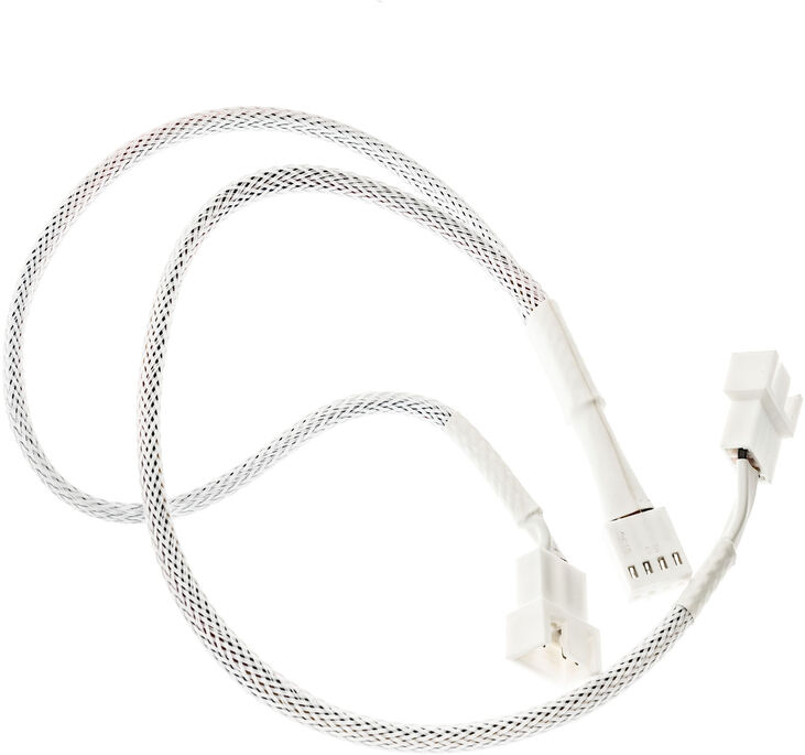 Cable Splitter Kolink 1-2 PWM Sleeved Blanco image number 1