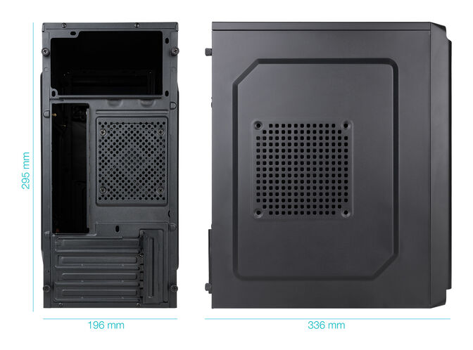 Caja Micro-ATX Tooq DODEKA ULTRA C/Fuente Alimentaci&oacute;n 500W USB-C image number 3