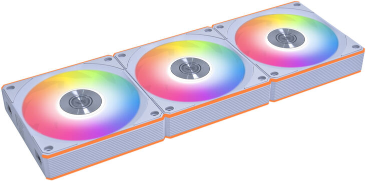 Ventilador Lian Li UNI FAN CL120 Wireless RGB PWM Blanco 120mm (Pack 3) image number 0